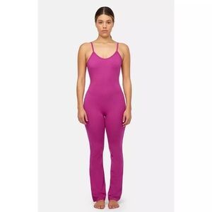 Lacausa hot pink Prana unitard one piece jumpsuit size small
